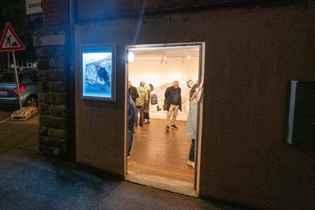 Der kleine Ausstellungsraum Zero Arts im Stuttgarter Osten.