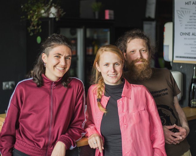 Lisa Vest, Heide Fischer und Daniel Herberg vom Sunny-High-Vorstand (v.l.).