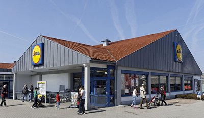 Nahezu jedes Kaff und jeder Flecken hat eine Lidl-Filiale. Hier in Meßstetten.