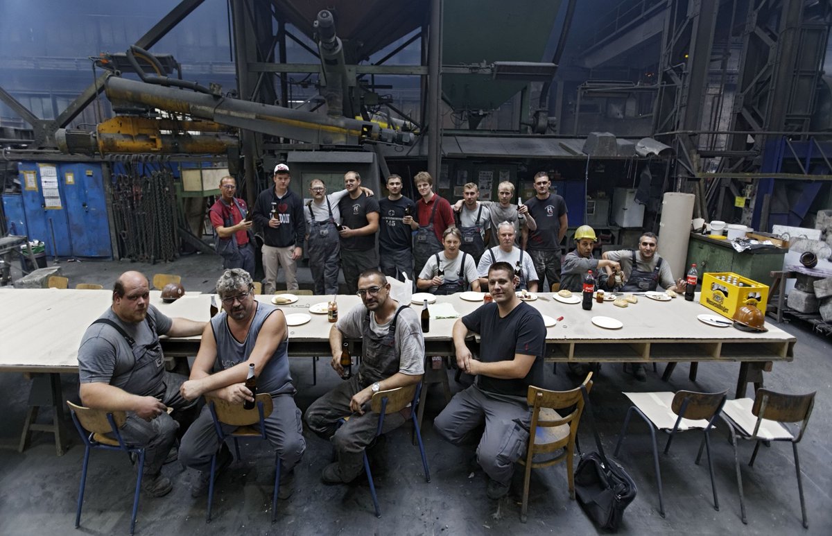 Der letzte Guss, letzter Arbeitstag. Das Ende der Heidenheimer Gießerei (2013).