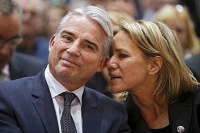 Thomas Strobl mit Gattin Christine. 