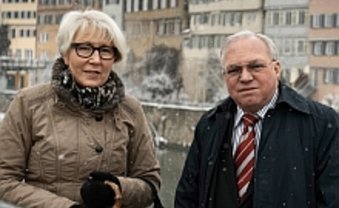 Wie Computer-Nerds sehen Jürgen Steinhilber und Ilona Raiser nun wirklich nicht aus. Foto: Martin Storz Wie Computer-Nerds sehen Jürgen Steinhilber und Ilona Raiser nun wirklich nicht aus. Foto: Martin Storz