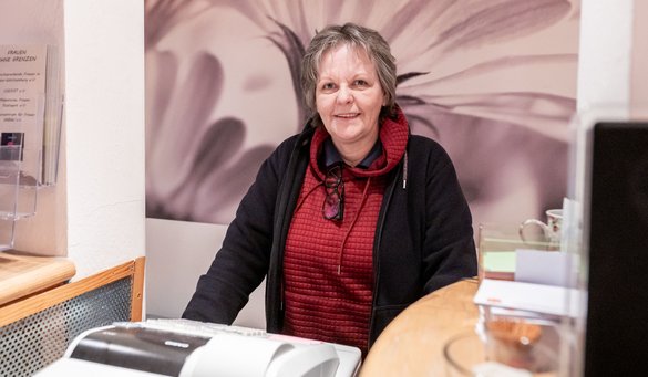 Die heutige Vorständin Patricia Wolf.