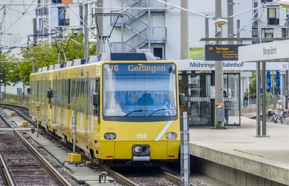 Stuttgarter Straßenbahnen fahren in immer mehr umliegenden Gemeinde wie Gerlingen. Foto: Joachim E. Röttgers