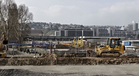 S 21-Baustelle: "Umgang mit den Projekt-Kritikern war falsch." Foto: Joachim E. Röttgers