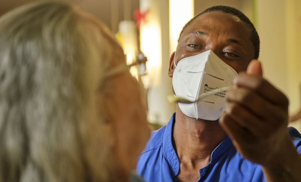 Vor allem für Demenzkranke hat der 26-Jährige ein Händchen. 