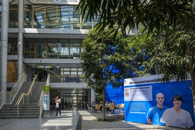 Gefällt auch reichen Leuten gut: Katharinenhospital von innen. 