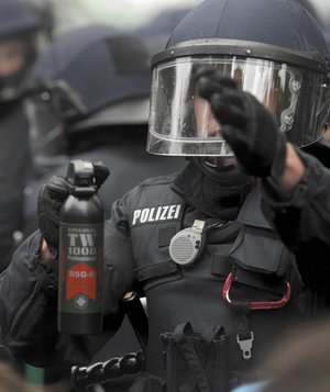 Zum Heulen - die Polizei. Foto: Joachim E. Röttgers
