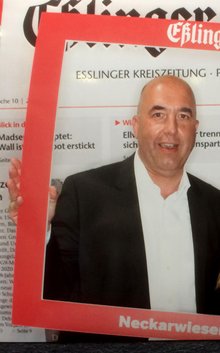 EZ-Geschäftsführer Andreas Heinkel beim Tag der offenen Tür. Foto: Kontext