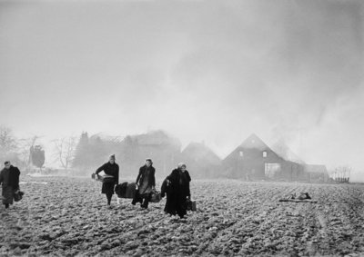 Deutsche auf der Flucht, 1945. Foto: Robert Capa