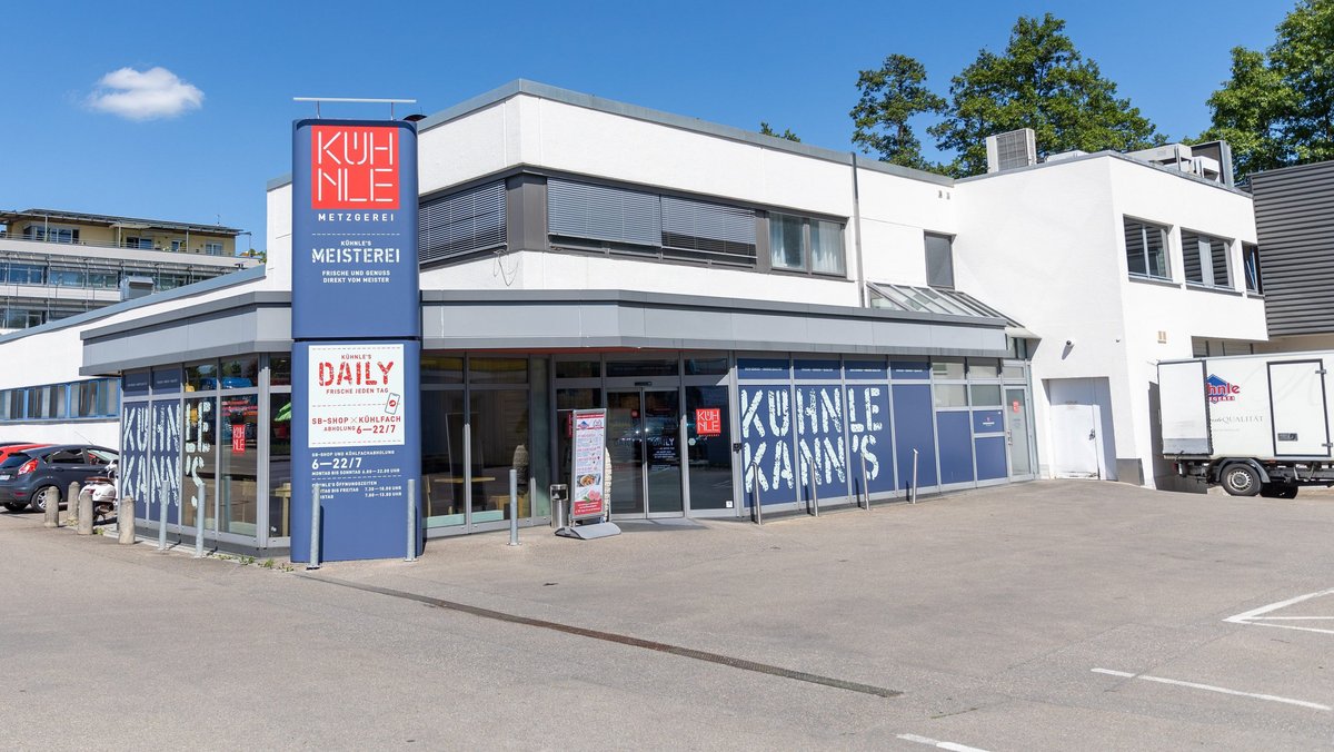Schlachthof und Metzgerei Kühnle im Industriegebiet in Backnang. Foto: Julian Rettig