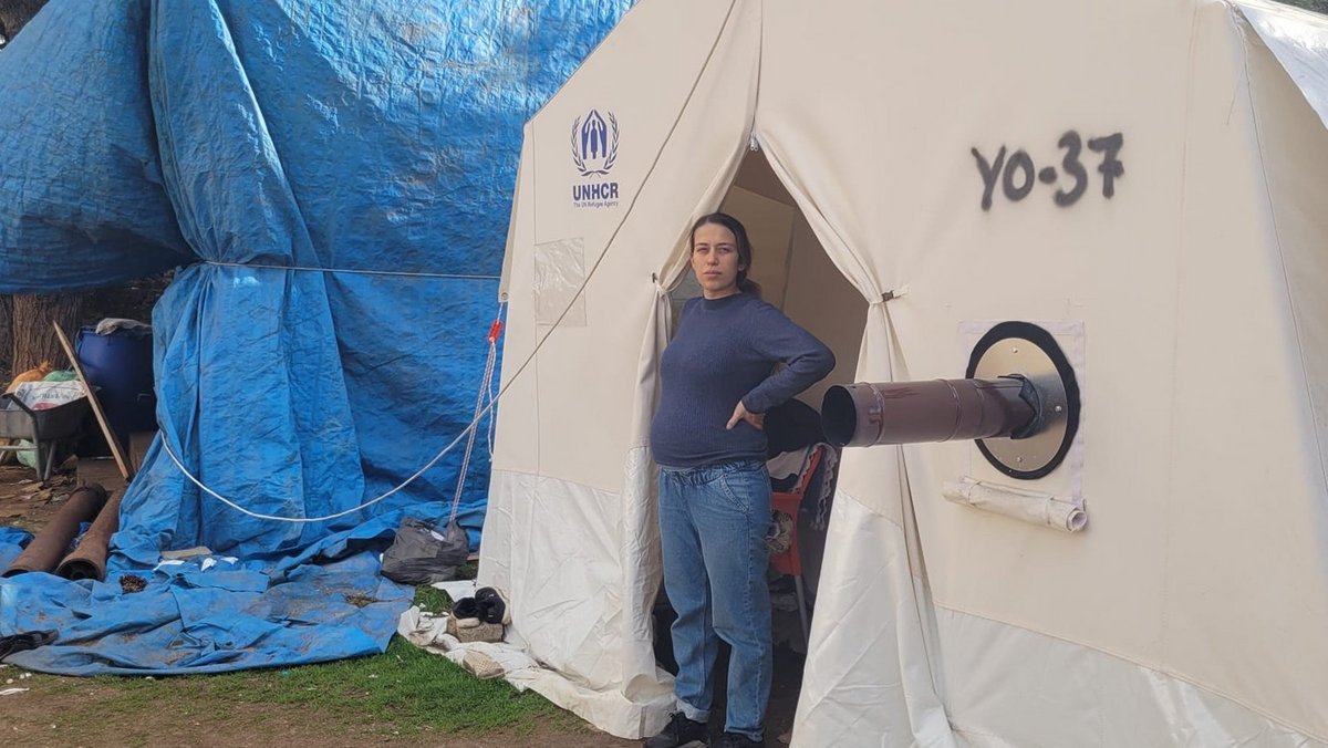 Die schwangere Fidan C. im März im vom Erdbeben zerstörten Ort Islahiye. Mittlerweile ist sie wieder in Stuttgart bei ihrem Mann. Foto: privat Die schwangere Fidan C. im März im vom Erdbeben zerstörten Ort Islahiye. Mittlerweile ist sie wieder in Stuttgart bei ihrem Mann. Foto: privat