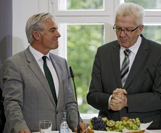 Freunde: Vize Thomas Strobl und Chef Winfried Kretschmann.