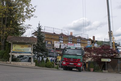 Dauerbaustelle Sonnenhof. 