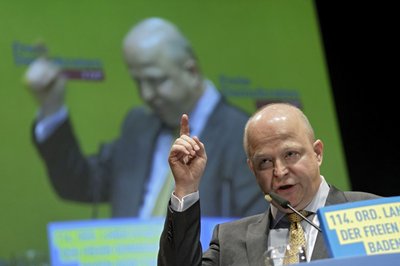 Der FDP-Landesvorsitzende Michael Theurer auf dem Dreikönigsparteitag 2016.