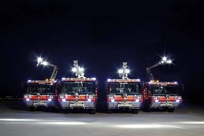 Werkfeuerwehr des Flughafens Stuttgart. Foto: Flughafen Stuttgart