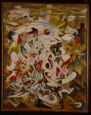 Oskar Zügel: "Sieg der Gerechtigkeit." 1934-1936 