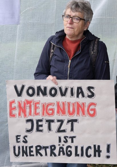 Härter der Ton im Mai 2019: Ursel Beck von der SWSG-Mieterinitiative. Härter der Ton im Mai 2019: Ursel Beck von der SWSG-Mieterinitiative.