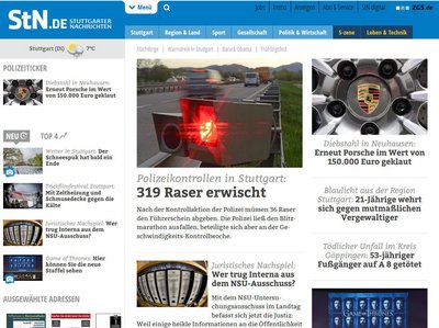Das ist die Zukunft. Screenshot: www.stuttgarter-nachrichten.de