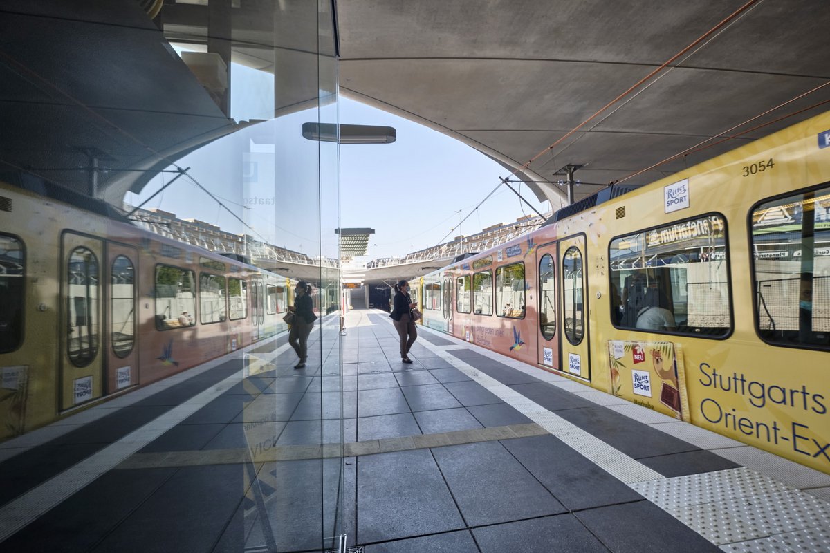 Seit dem 12. September rollen in die neue Station die Züge ein. 