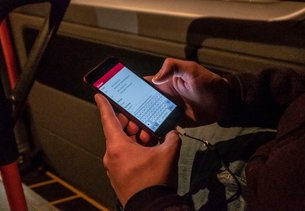 Sitzplätze werden via App gebucht.