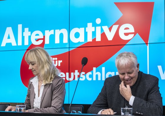 Sie vergiften die Debattenkultur: Christina Baum und Emil Sänze. Fotos: Joachim E. Röttgers