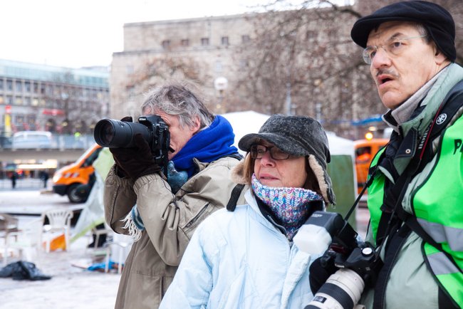 Kontext im Februar 2012 bei der Räumung des Schlossgartens. Foto: Chris Grodotzki Kontext im Februar 2012 bei der Räumung des Schlossgartens. Foto: Chris Grodotzki