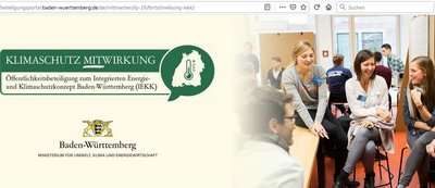 Ministeriums-Website Mitwortspiel. Screenshot: beteiligungsportal.baden-wuerttemberg.de