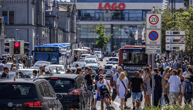 Touristischer Dauerbesuch erschlägt die Konstanzer.