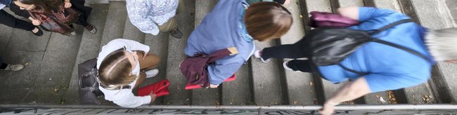 Treppauf und treppab