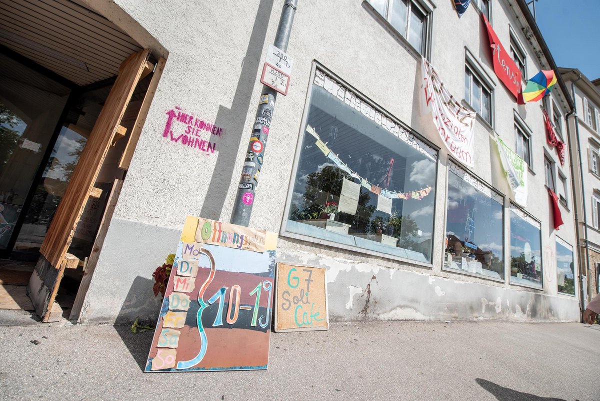 NNochmal Glück gehabt: Die besetzte Gartenstraße 7. Fotos: Jens Volle NNochmal Glück gehabt: Die besetzte Gartenstraße 7. Fotos: Jens Volle