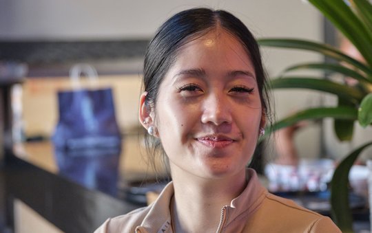 My Luong in ihrem Sushi-Restaurant Mizu neben dem Mannheimer Hauptbahnhof.