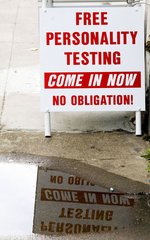 Persönlichkeitstest. Foto: Thomas Hawk