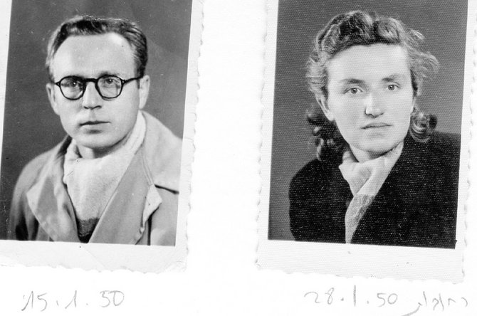 Emil Hessenthaler und seine Frau Hanna, eine in Stuttgart geborene Jüdin, im Jahr 1950. Emil Hessenthaler und seine Frau Hanna, eine in Stuttgart geborene Jüdin, im Jahr 1950.