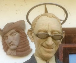 Edzard Reuter hat den Heiligenschein schon. Foto: privat