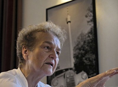 Herta-Däubler-Gmelin: "Eine Freude, Arno Luik zu lesen." Fotos: Joachim E. Röttgers