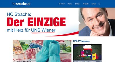 Bekannt für markige Sprüche: Heinz-Christian Strache, Bundesparteiobmann der FPÖ. Screenshot