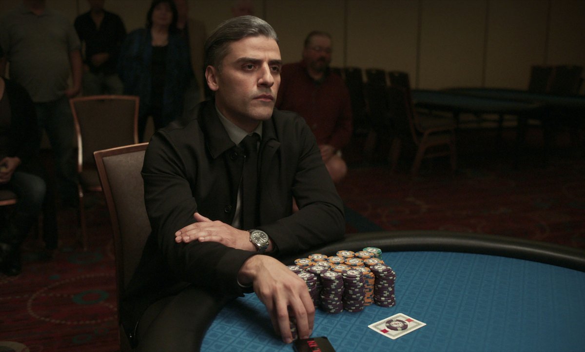 Auf welche Karte wird er setzen, nicht nur im Casino: US-Army-Veteran William Tell (Oscar Isaac). Filmstills: Lucky Number/Weltkino Filmverleih