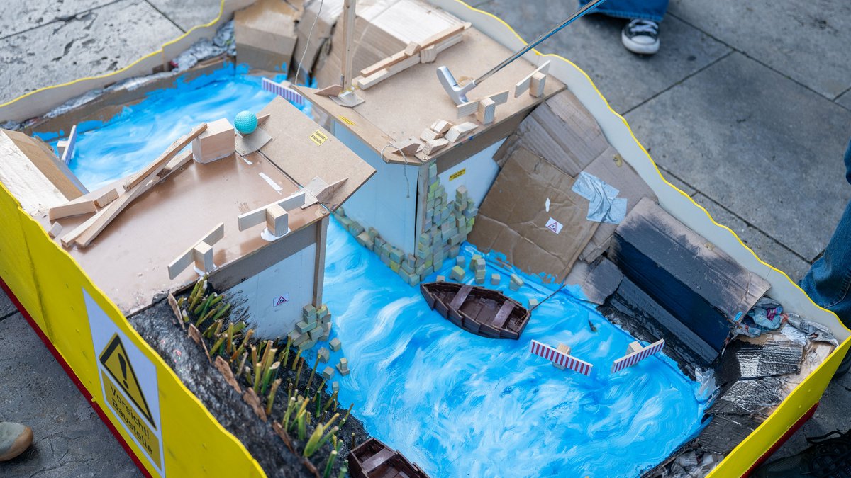 Aus Backnang kommt dieser Hindernisparcours, inspiriert von Vincent van Gogh.