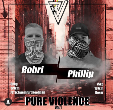 Laut Kripo musste dem Zollbeamten die Gewaltbereitschaft von "Rohri" bekannt gewesen sein. Screenshot: Instagram