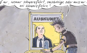 Darf man beim Schwarzfahren auch umsteigen?