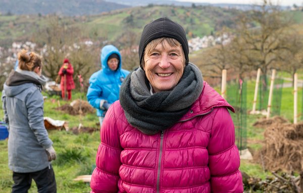 Die Allmende-Stifterin Margrit Hammer.