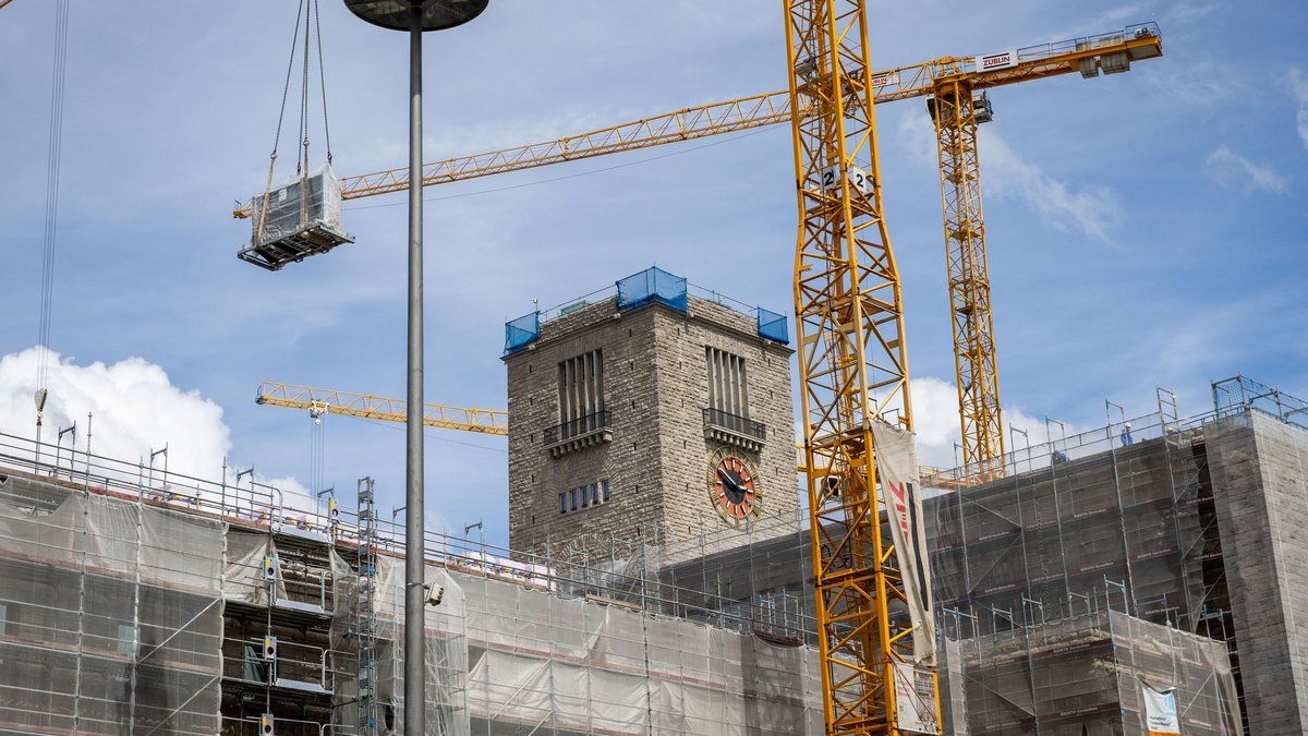 Stuttgart-21-Baustelle im Juni 2026. Foto: Julian Rettig