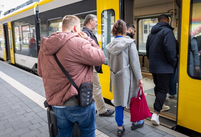 Rückfahrt nach Stuttgart – mit Fahrkarte.