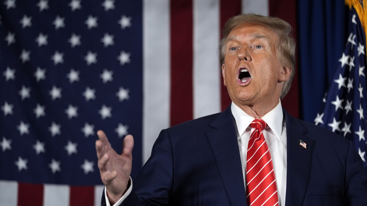 Donald Trump, der 45. und 47. Präsident der Vereinigten Staaten von Amerika, Jahrgang 1946. Foto: AP Photo/Matt Rourke