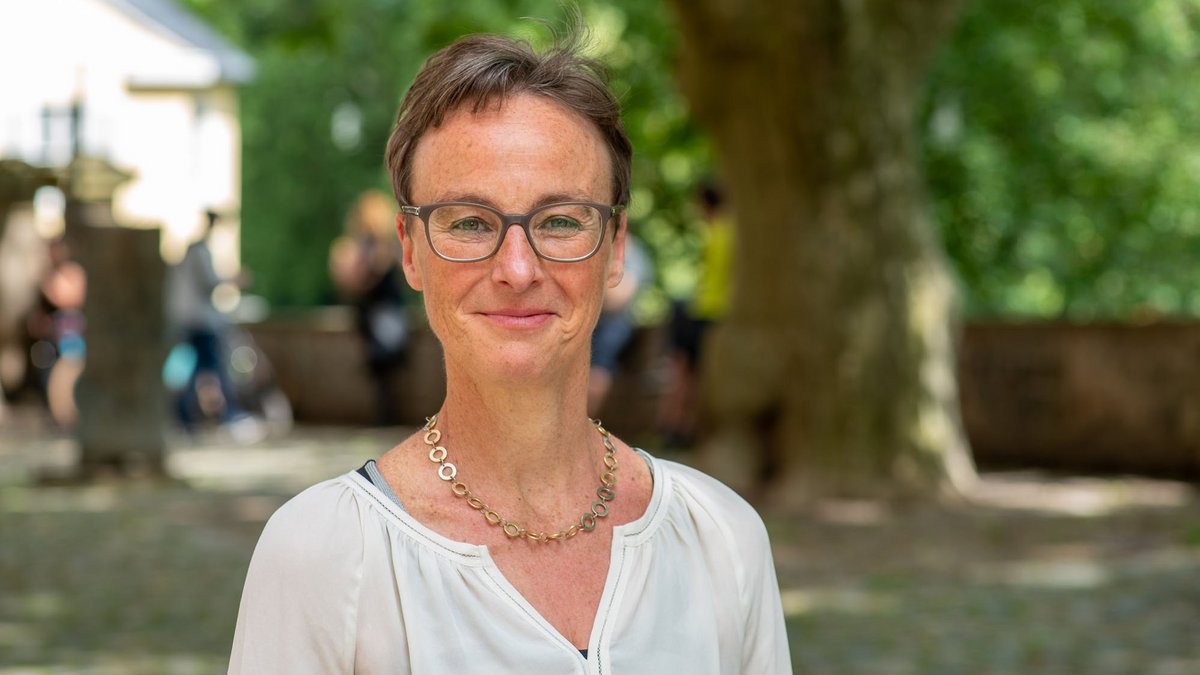 Sie will Boris Palmer ablösen: Sofie Geisel in Tübingen. Foto: Jan Münster