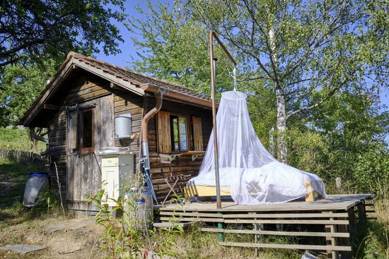 Das "Weisse Rössel" lädt ein zu naturnahem Schlaf.