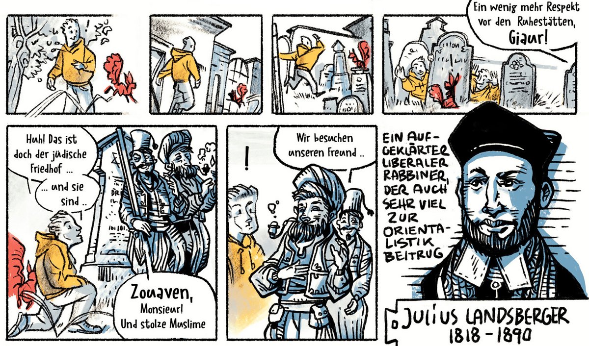 Hans-Jörg Brehm lässt den jüdischen Friedhof Darmstadt lebendig werden, ganz ohne Zombie-Grusel, dafür erhellend.