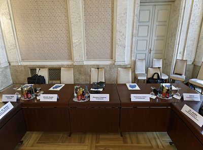 Die Tischherren: ausschließlich TTIP-Befürworter. Foto: Joachim E. Röttgers