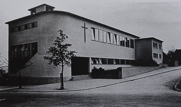 Die Brenzkirche am Weißenhof vor 1939. Quelle: Archiv Andreas Keller
